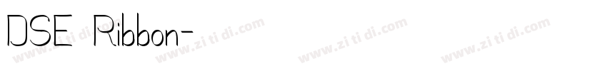 DSE Ribbon字体转换